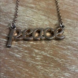 “Peace” necklace
